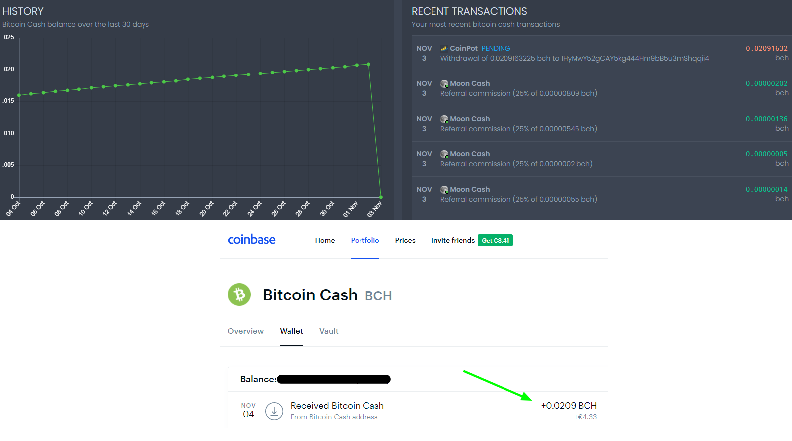 Payment Proof Moon Cash