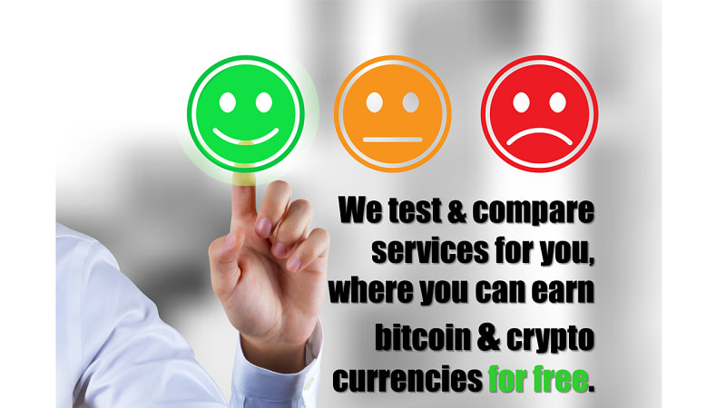 We test & compare providers for you, where you can earn bitcoin & crypto currencies for free.